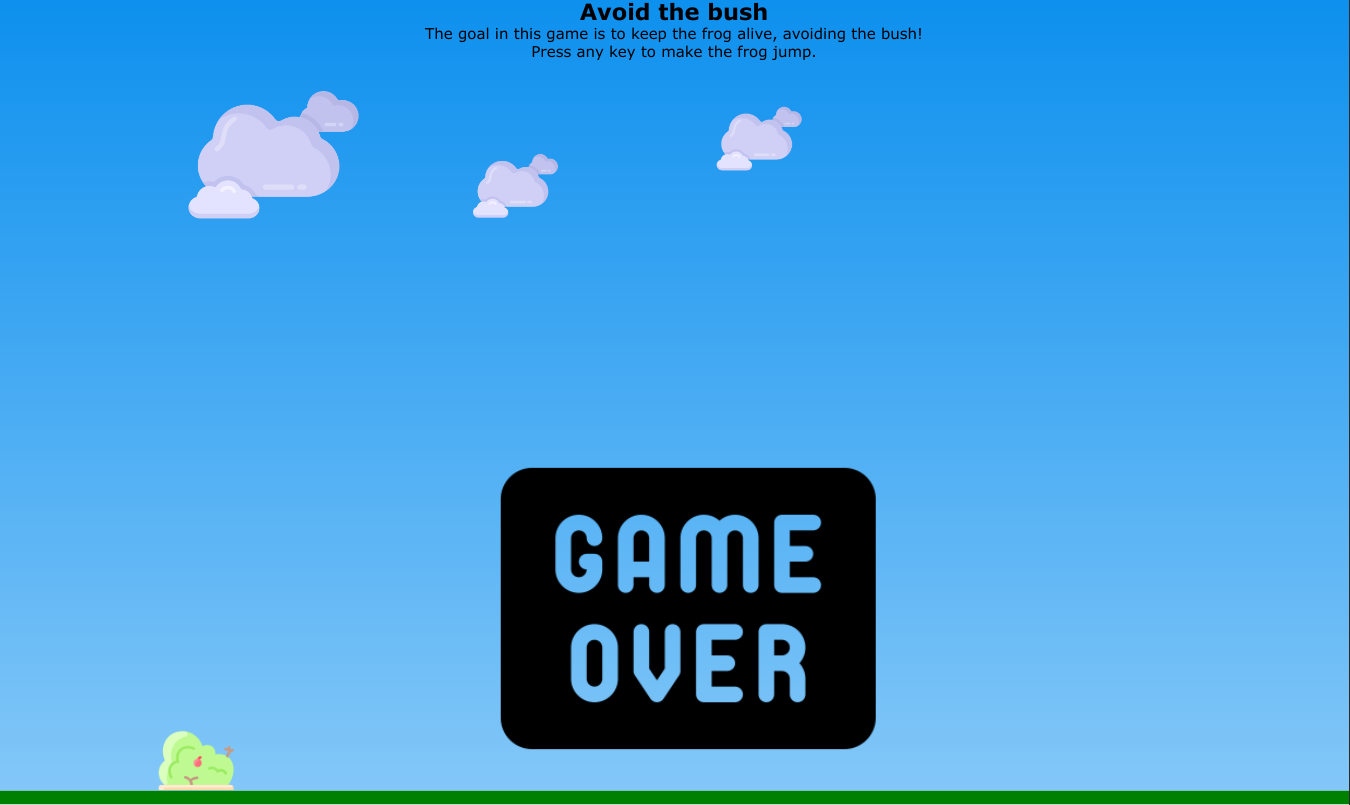 avoid the bush game image